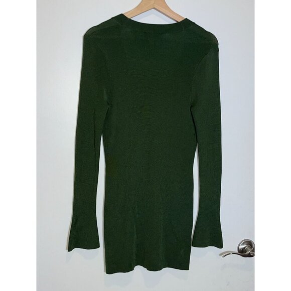 L'Agence Lucas Rib Knit Long Cardigan Front Button Long Sleeve Women's Size XS i - Picture 5 of 9